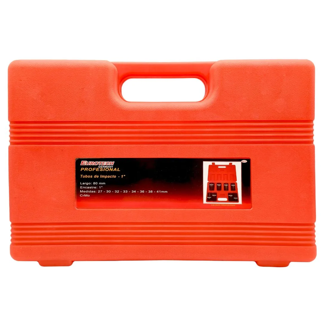Dados Impacto 8cm – Encastre 1″ – 27 a 41mm. – 8 pcs. - imagen 2