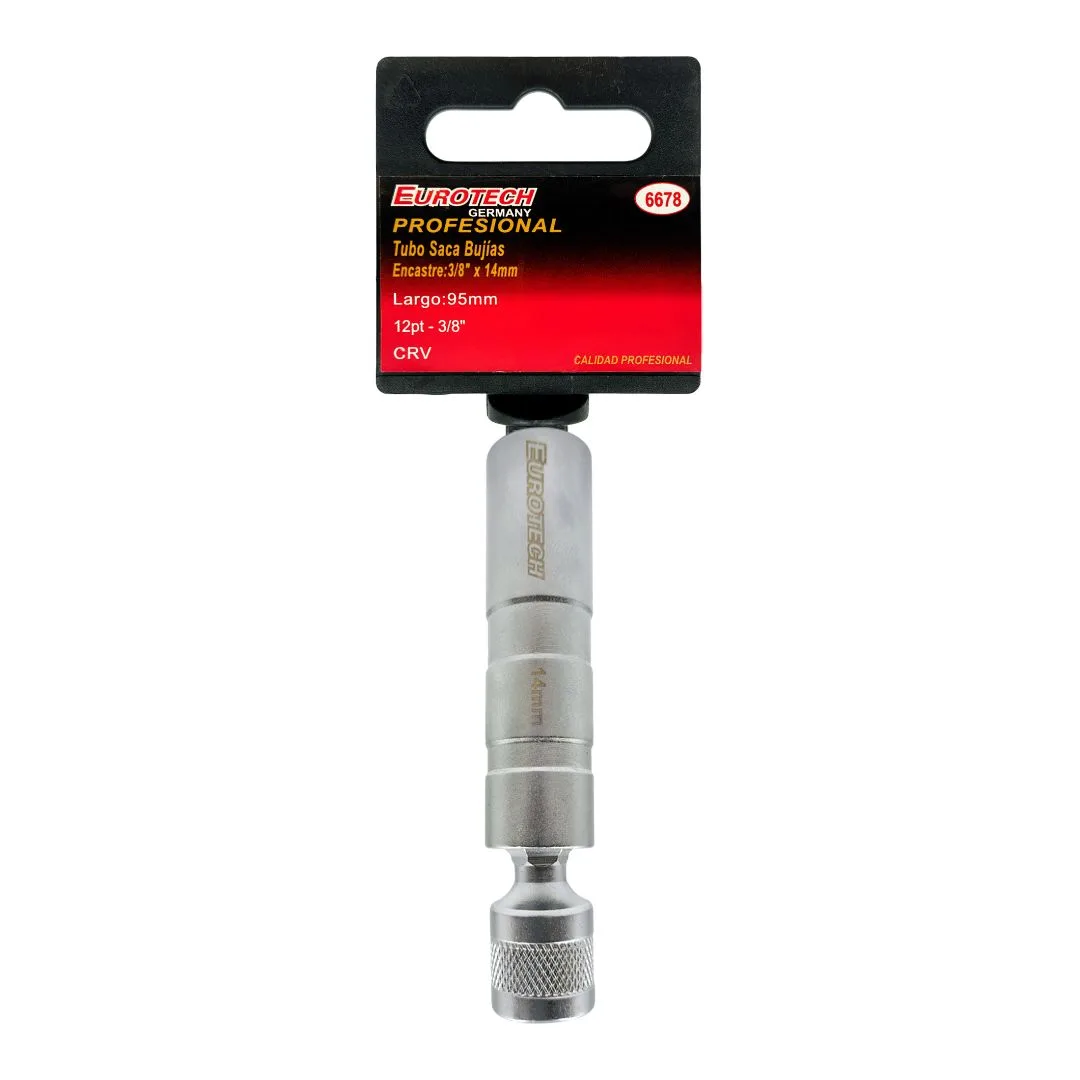 Dado sacabujía articulado – 14 mm x 95 mm (largo) – Enc. 3/8″ - imagen 2