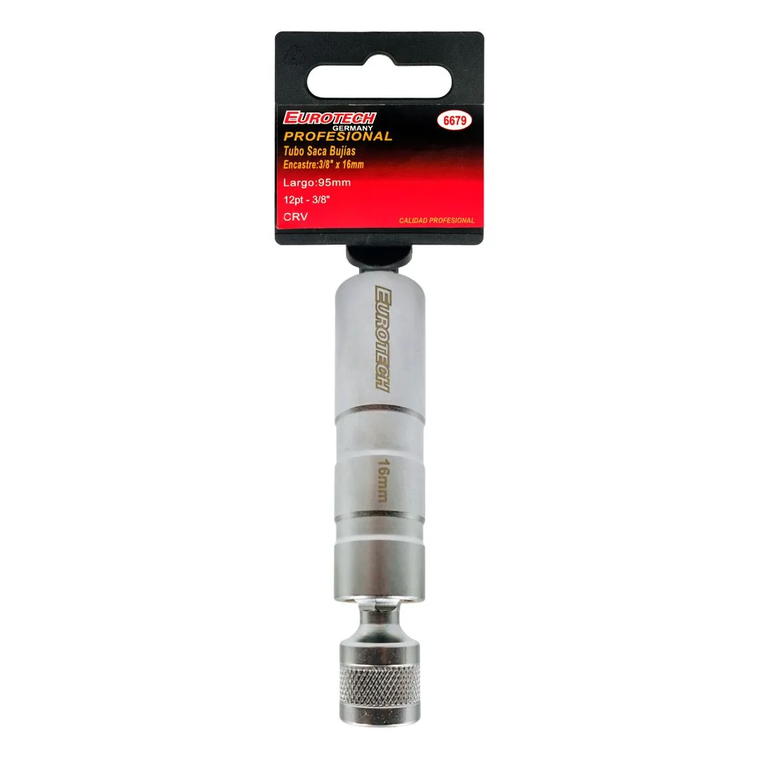 Dado sacabujía articulado – 16 mm x 95 mm (largo) – Enc. 3/8″ - imagen 2