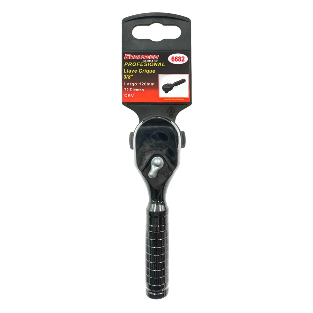 Llave crique corta / 120 mm – Enc. 3/8″