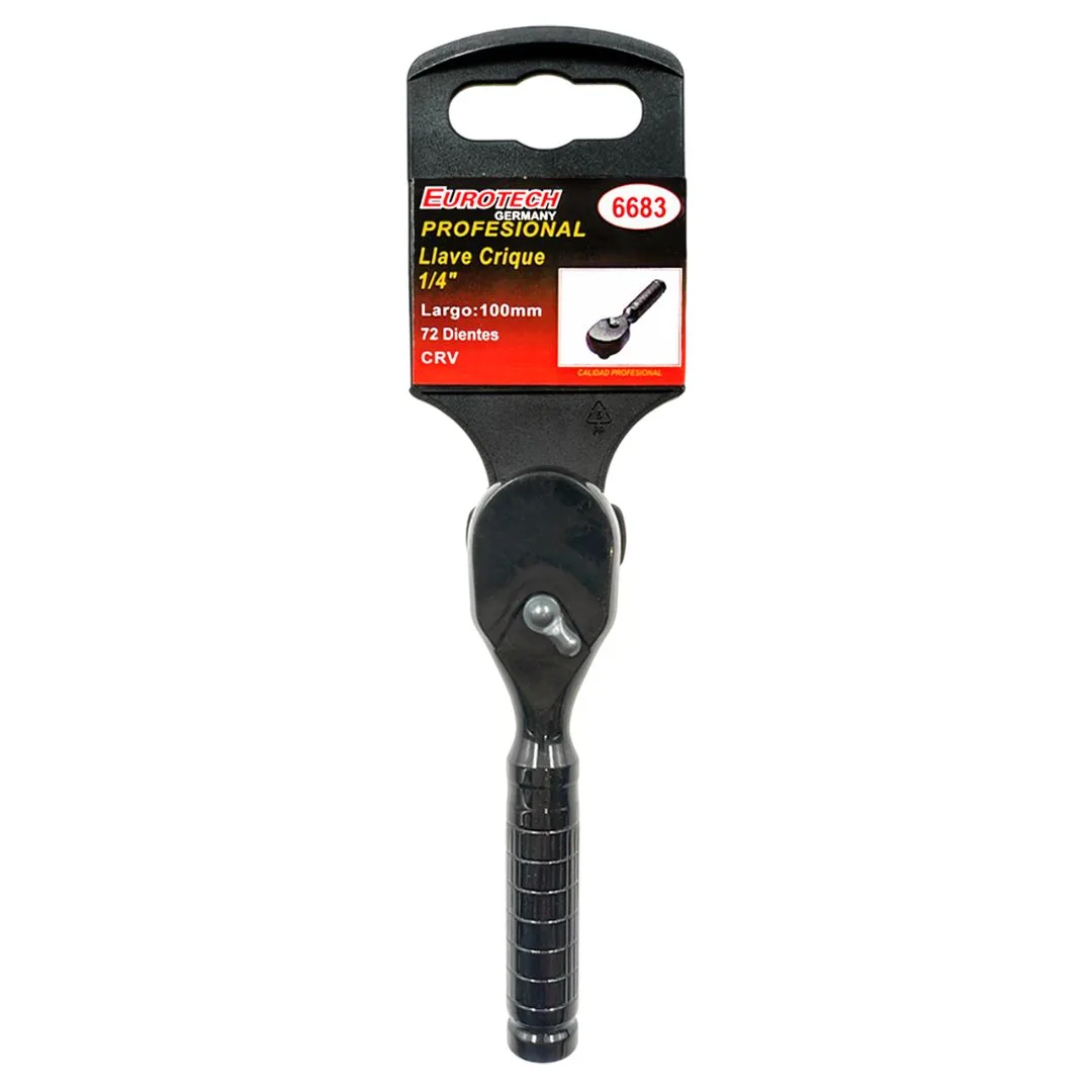 Llave crique corta / 100 mm – Enc. 1/4″
