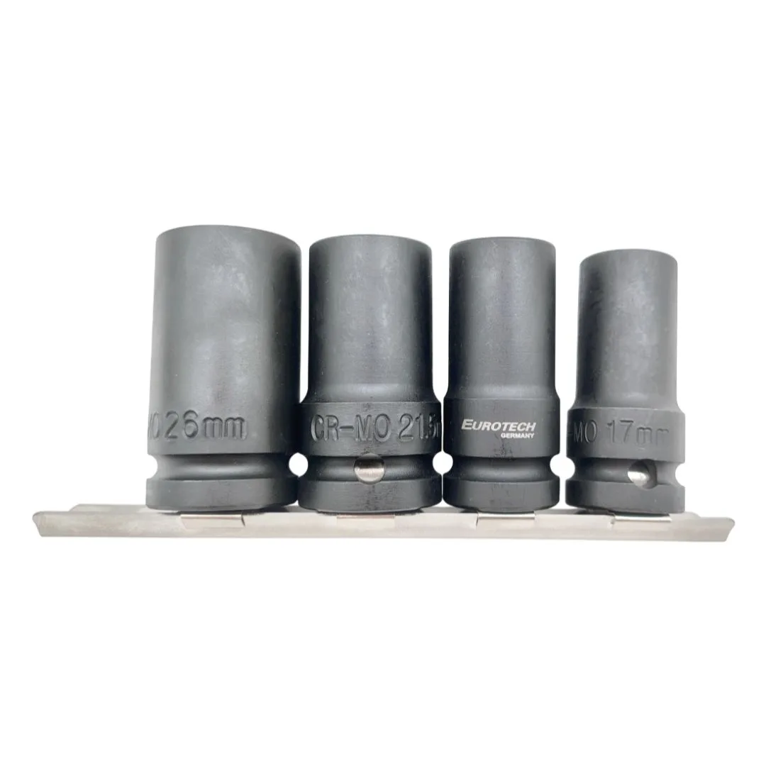 Tubos extracción tuercas de seguridad x4 pzs. – Encastre 1/2″ - imagen 2