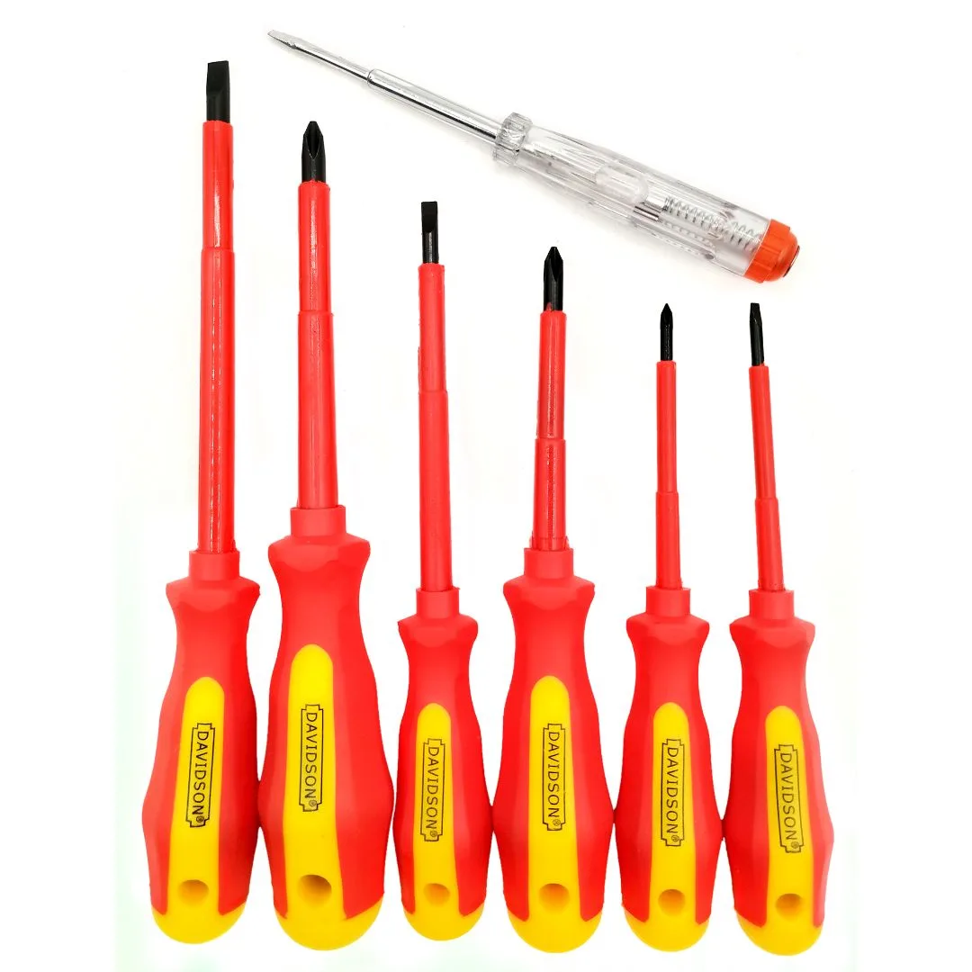 Destornilladores aislados – electricidad – 7 pcs.
