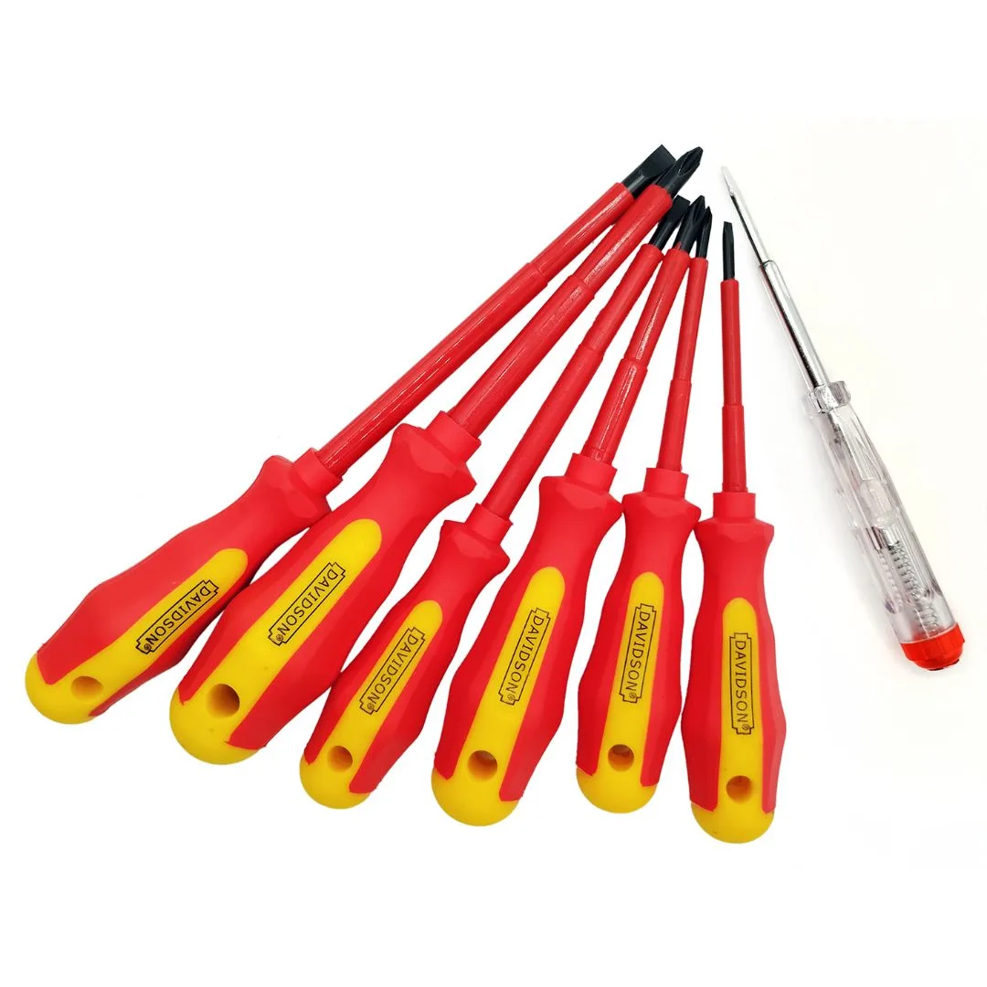 Destornilladores aislados – electricidad – 7 pcs. - imagen 2