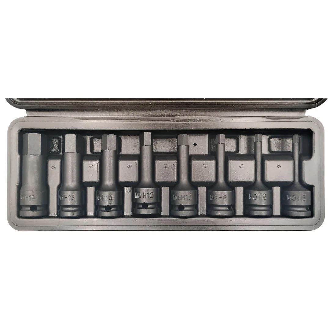 8 puntas impacto allen 5-19 mm – Tubo Enc. 1/2″ - imagen 2