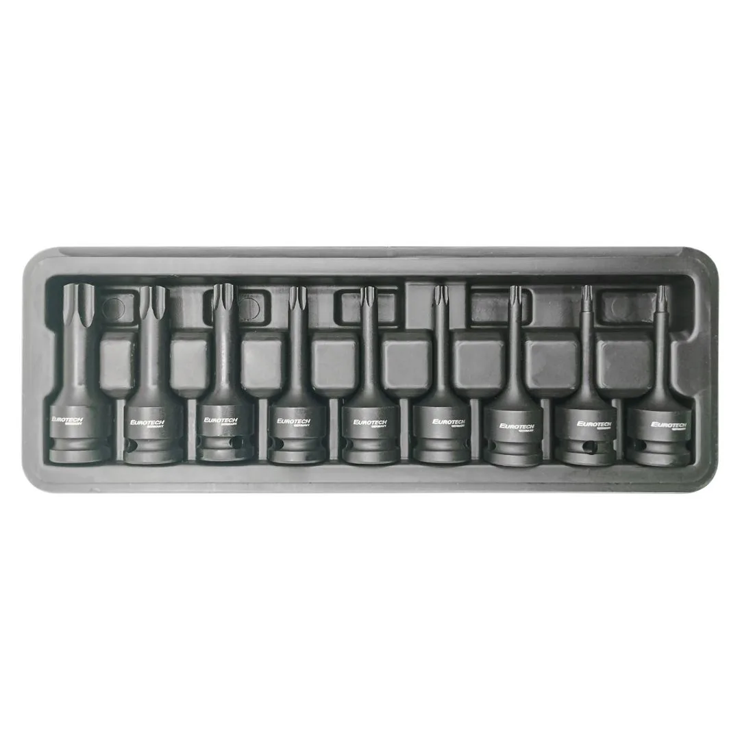 9 puntas impacto Torx 5-19 mm – Tubo Enc. 1/2″ - imagen 2