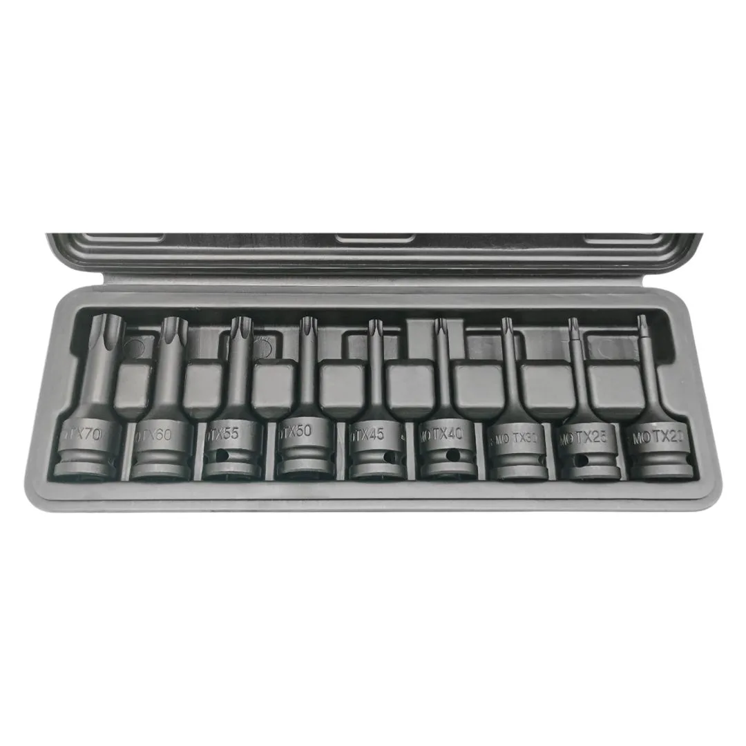 9 puntas impacto Torx 5-19 mm – Tubo Enc. 1/2″ - imagen 3