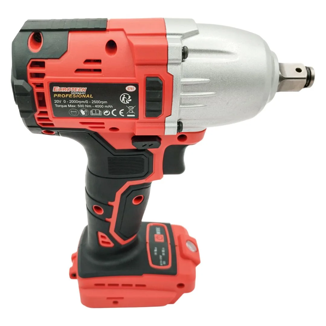 Pistola de impacto a batería – Torque 500 Nm – Enc. 1/2″ - imagen 2