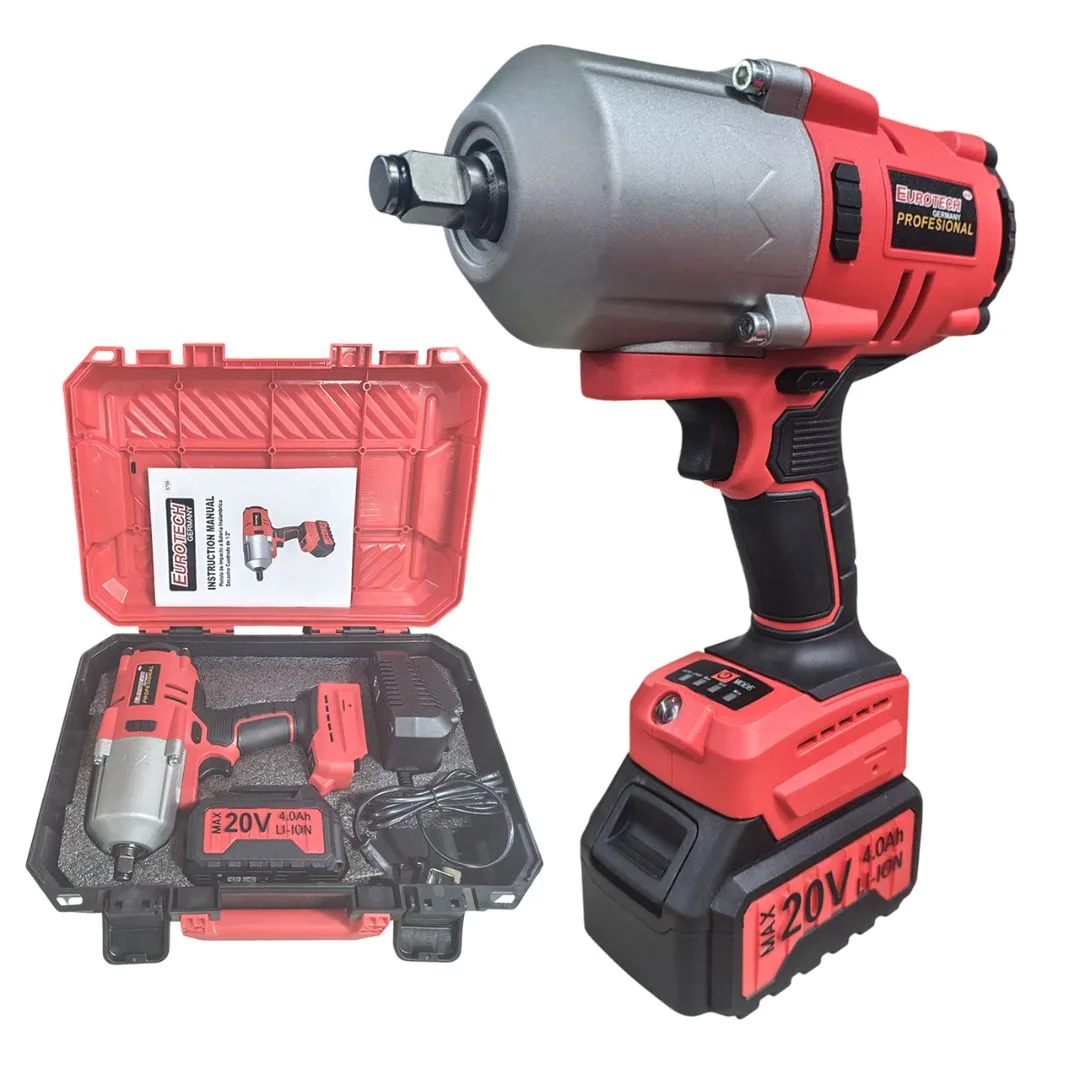 Pistola de impacto a batería -Torque 1000 Nm – Enc. 1/2″