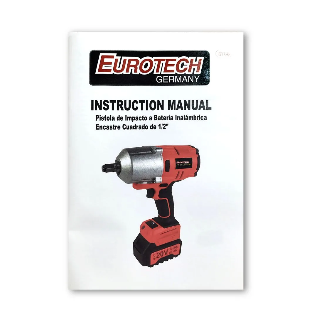 Pistola de impacto a batería -Torque 1000 Nm – Enc. 1/2″ - imagen 7