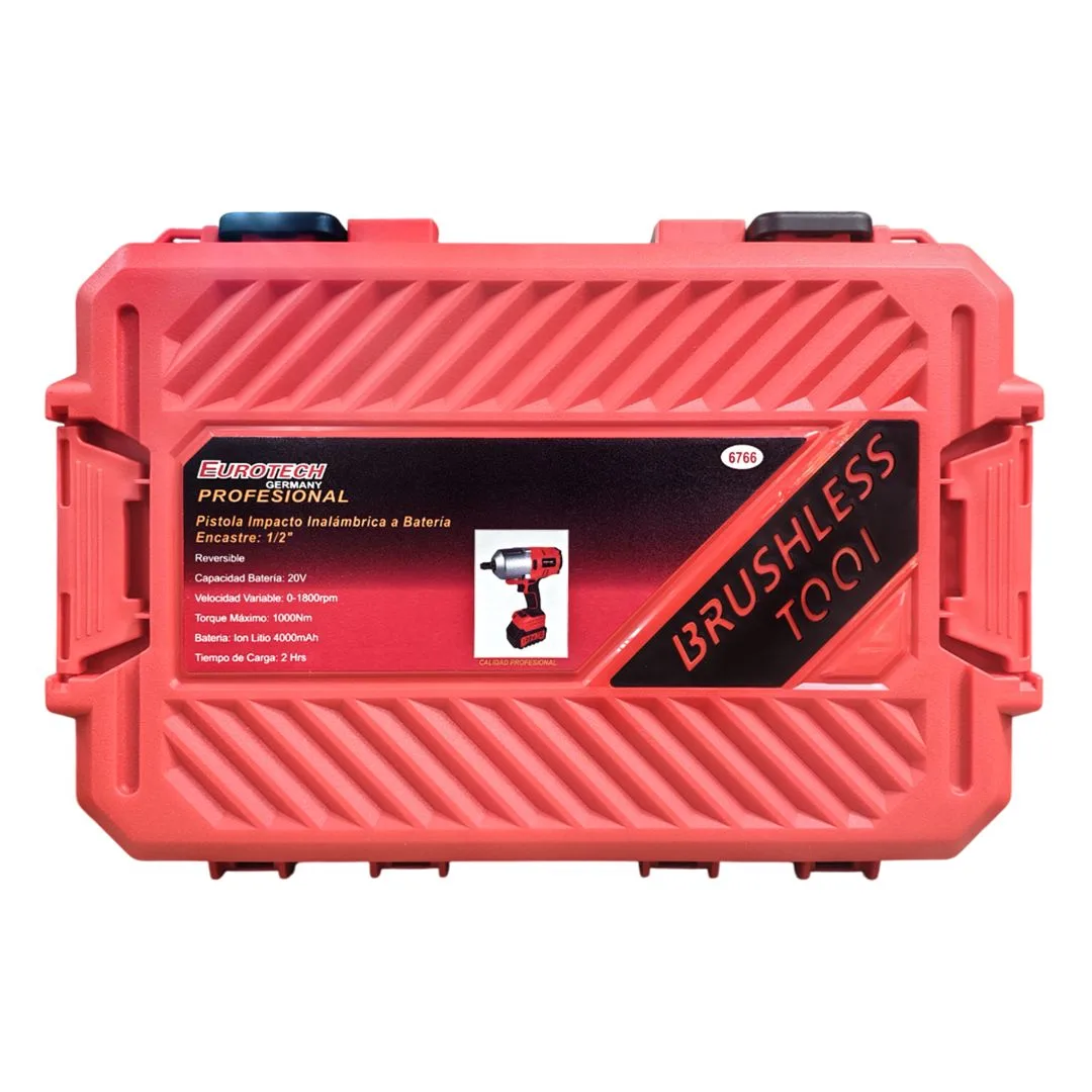 Pistola de impacto a batería -Torque 1000 Nm – Enc. 1/2″ - imagen 9