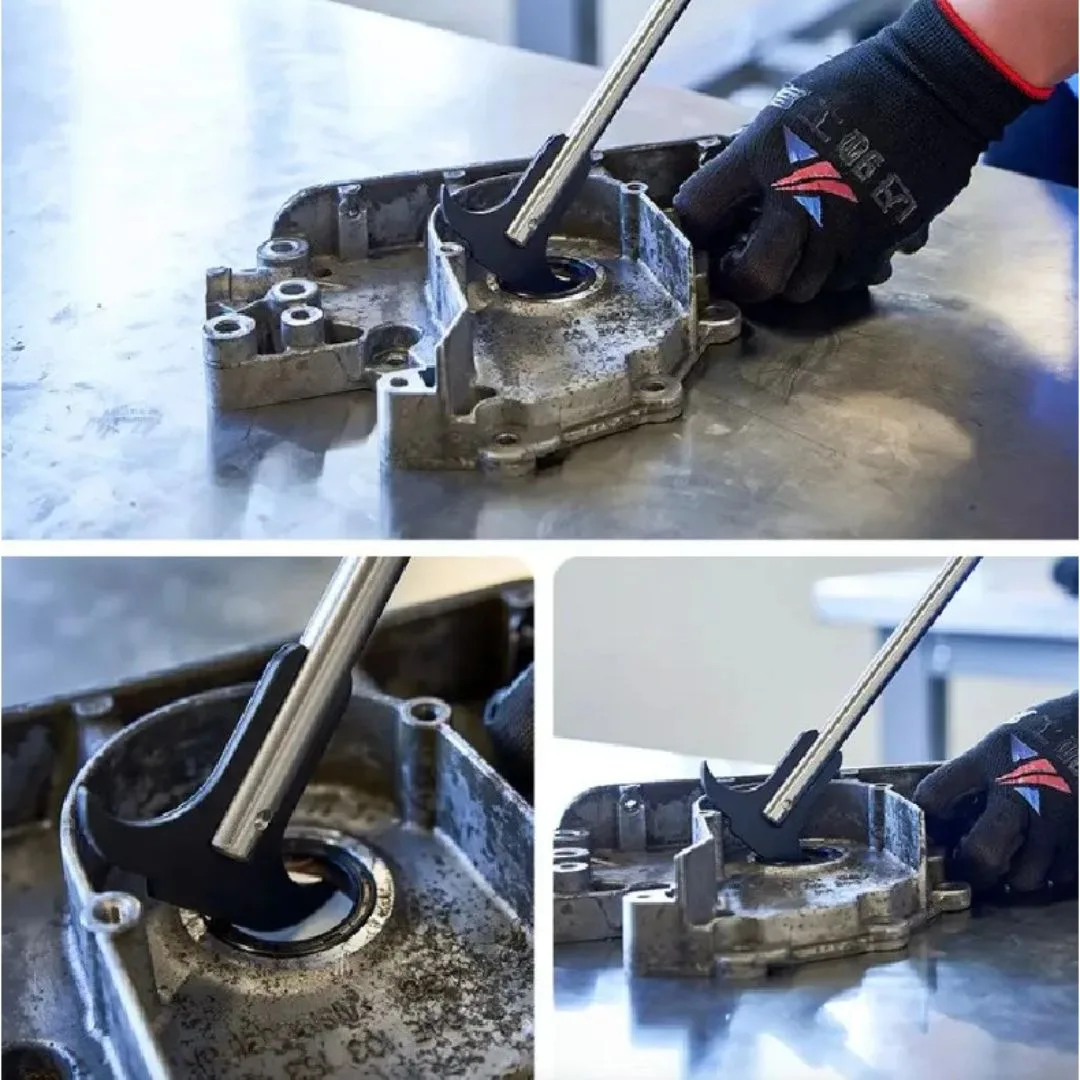 Gancho cabezal doble – Extractor Retenes Seguros Sellos Orings aceite - imagen 7