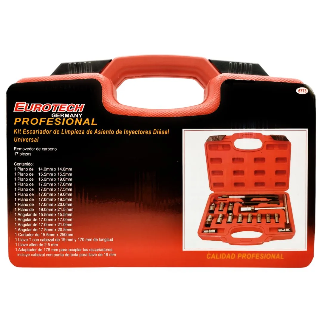 Fresas rectificado asiento inyectores – 17 pcs. - imagen 3