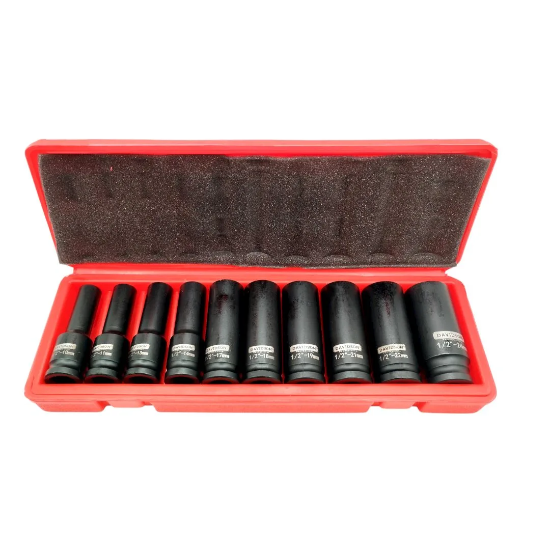 Tubos impacto largos – 10 a 24 mm. – 10 pcs.