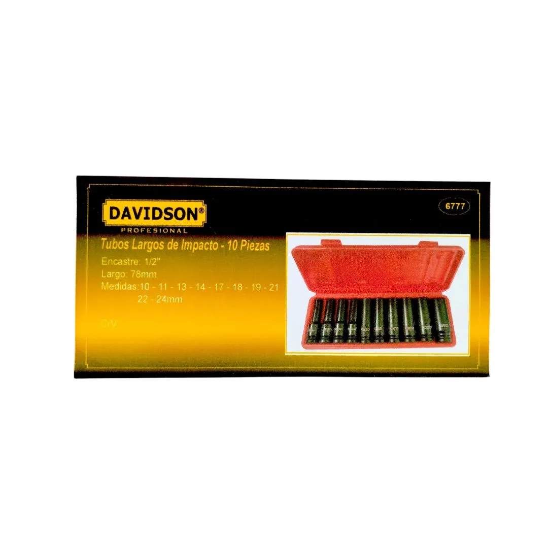 Tubos impacto largos – 10 a 24 mm. – 10 pcs. - imagen 4