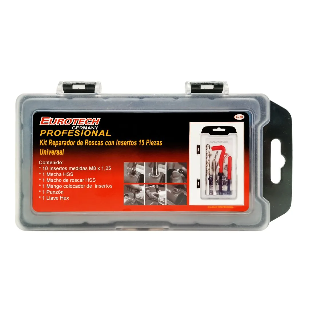 Insertos de rosca – M8x1.25×10.8 mm -15 pcs.
