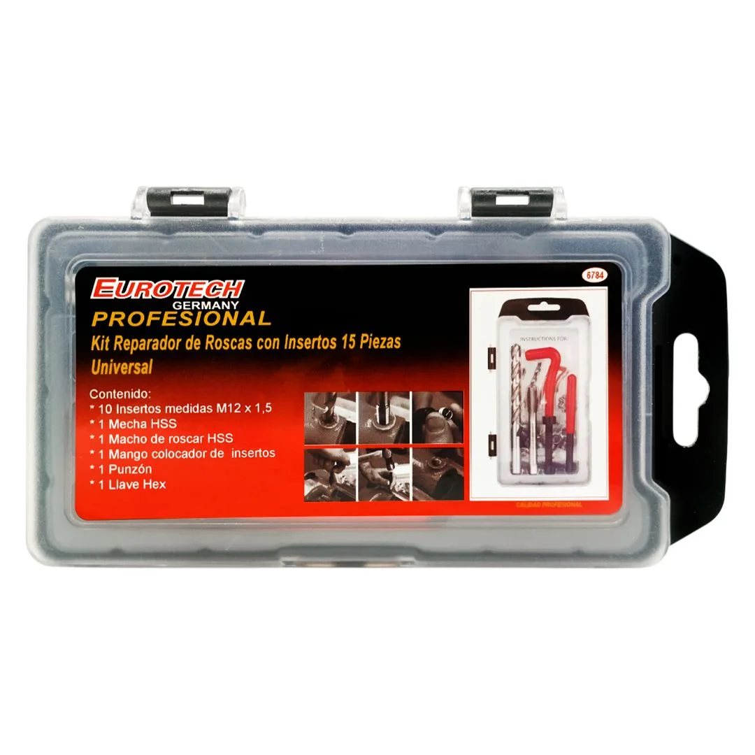 Insertos de rosca – M12x1.5 – Kit 15 pcs.
