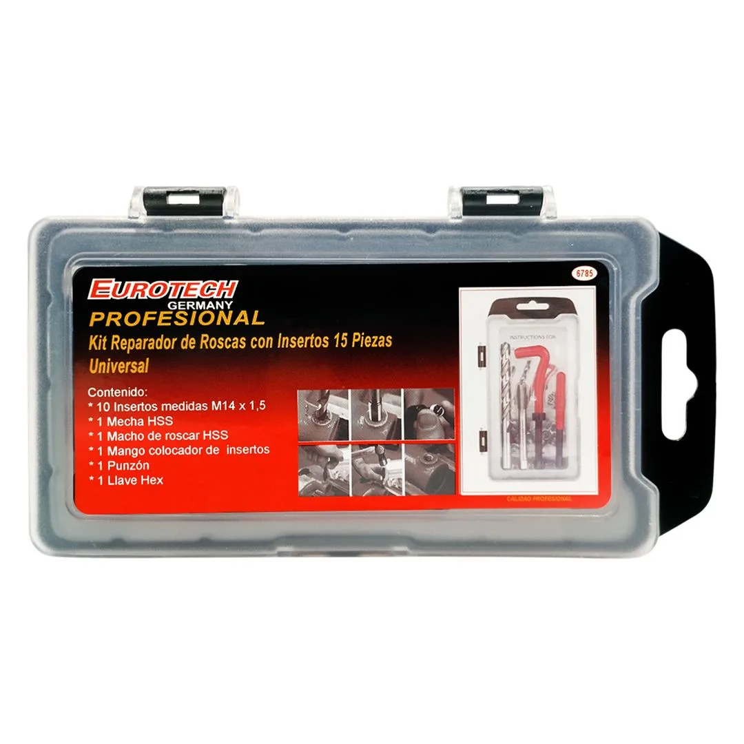 Insertos de rosca – M14x1.5 – Kit 15 pcs.