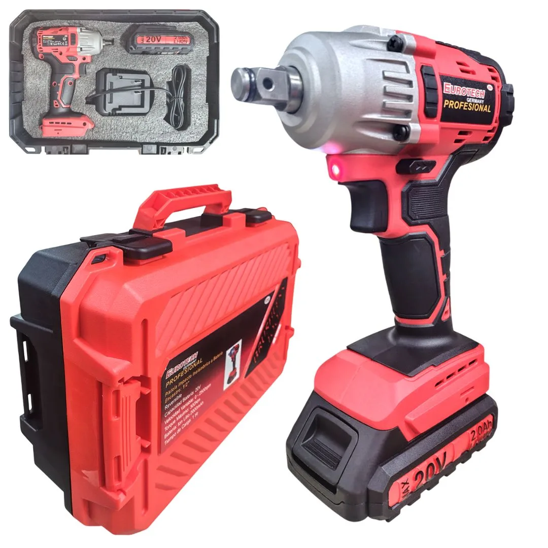 Pistola de impacto a batería -Torque 300 Nm – Enc. 1/2″