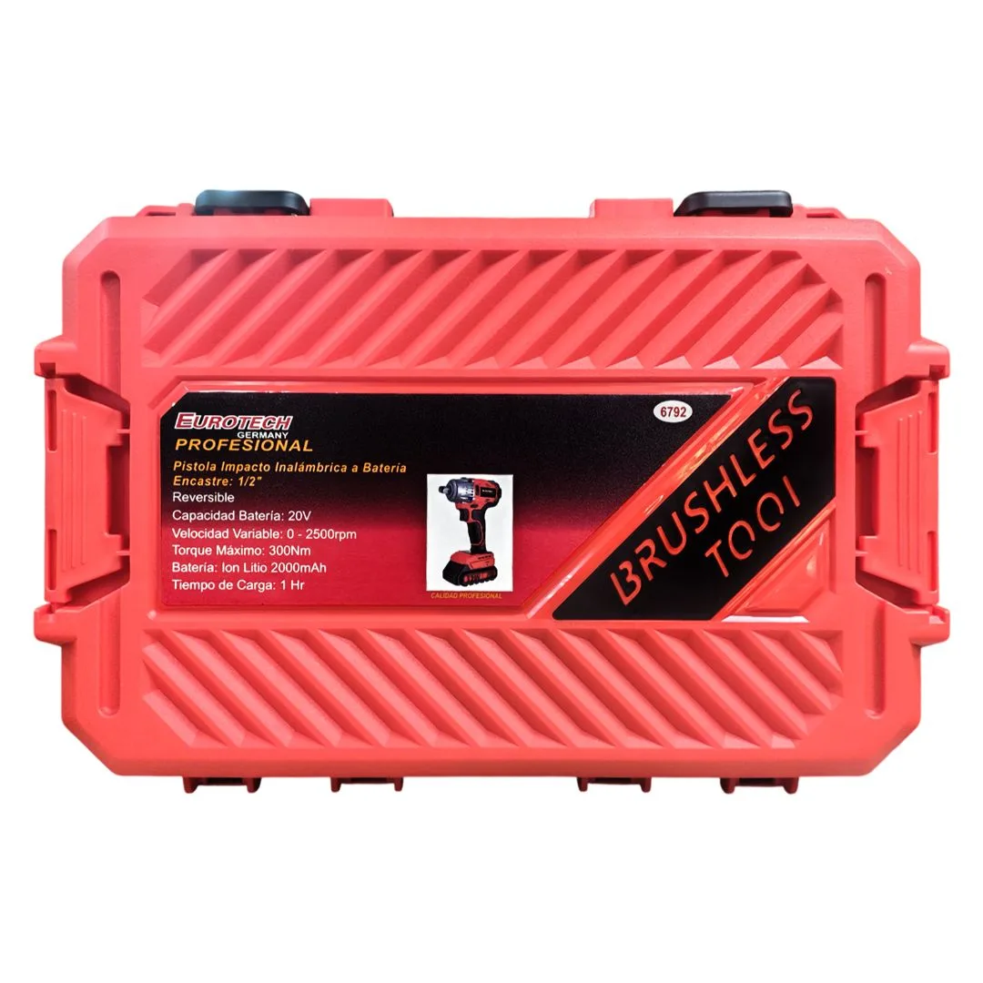Pistola de impacto a batería -Torque 300 Nm – Enc. 1/2″ - imagen 5