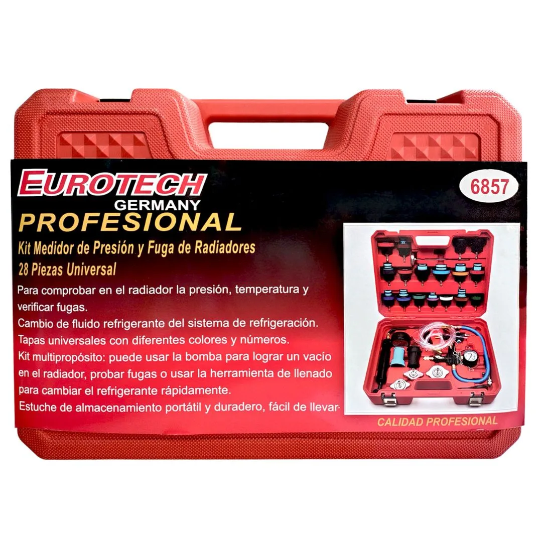 Medidor de presión y fugas radiador – 28 pzs. - imagen 6