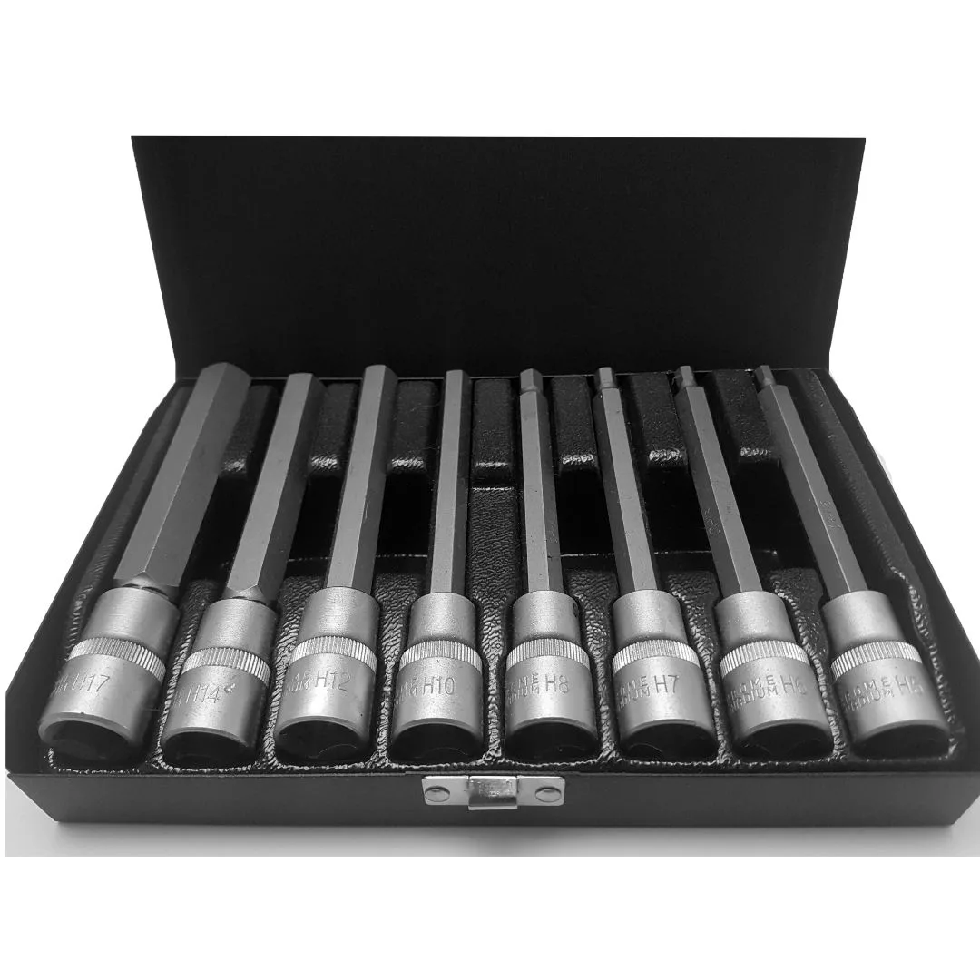 Puntas Allen largas – Encastre 1/2″ – 8 pcs. - imagen 3