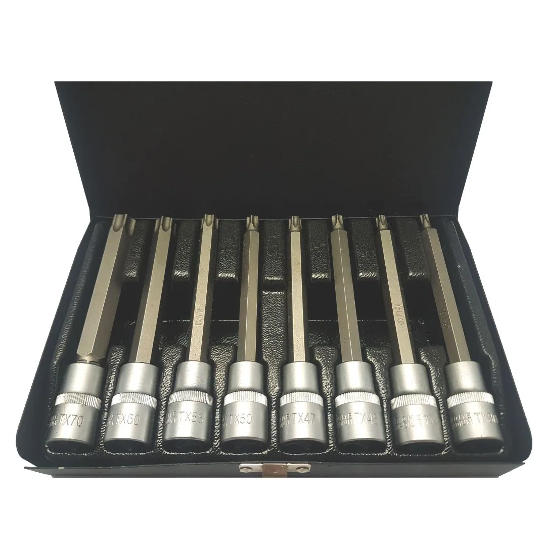 Puntas Torx largas – Encastre 1/2″ – 8 pcs. - imagen 2