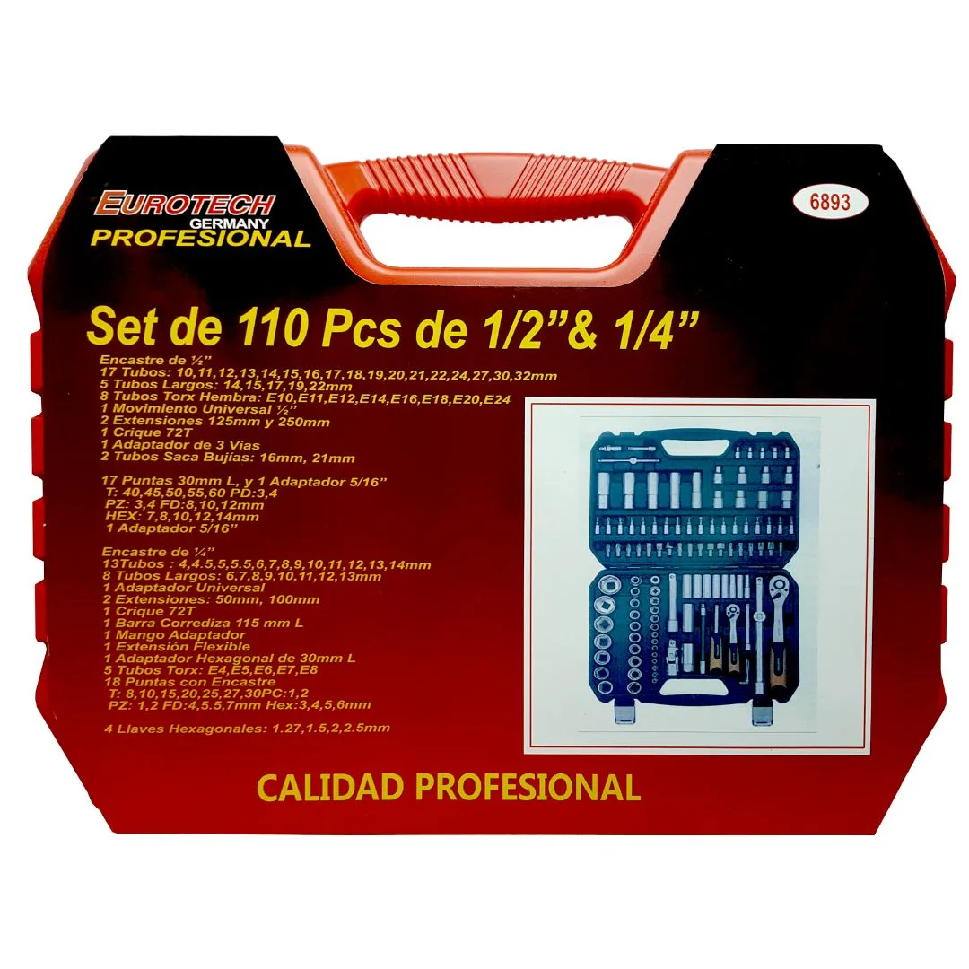 Tubos largos y cortos y accesorios 1/4″ 1/2″ – 110 pcs. - imagen 5