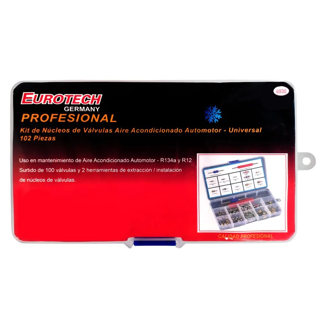 Núcleos de válvula Aire Acondicionado – R134a / R12 – 102 piezas - imagen 4