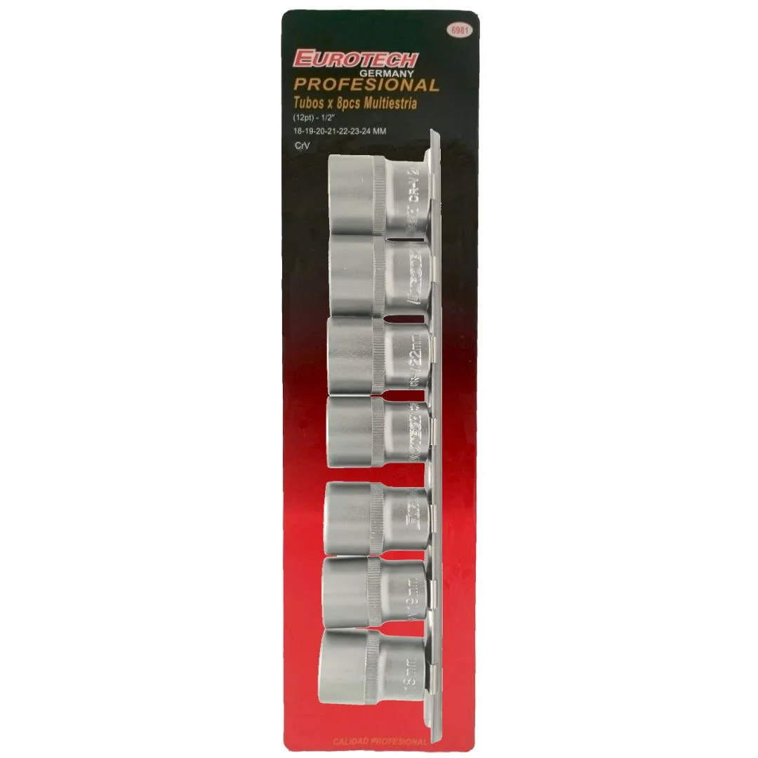 Tubos multi estriados 18 a 24 mm – Enc. 1/2″ – 8 pcs. - imagen 3