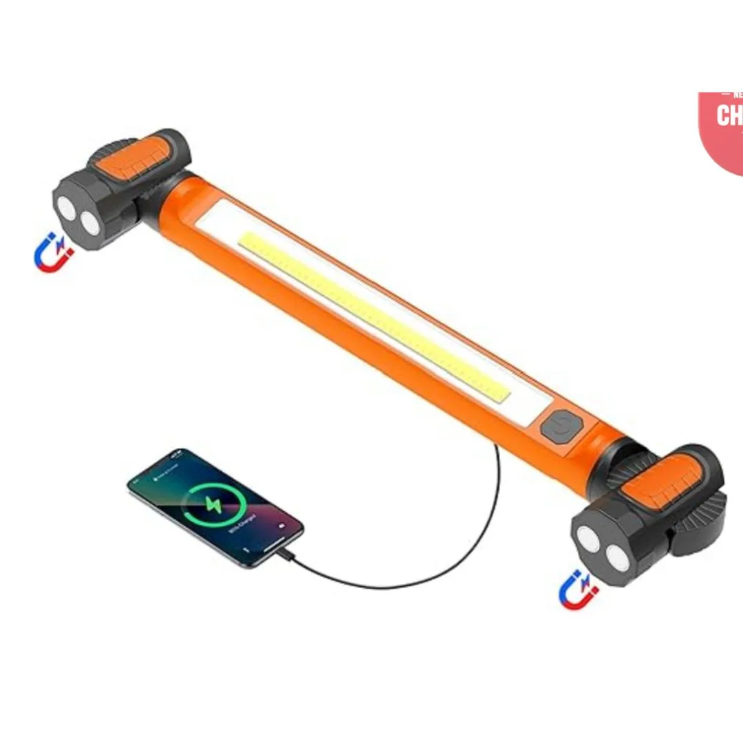 Lámpara de trabajo LED magnética – 10W – Recargable - imagen 3