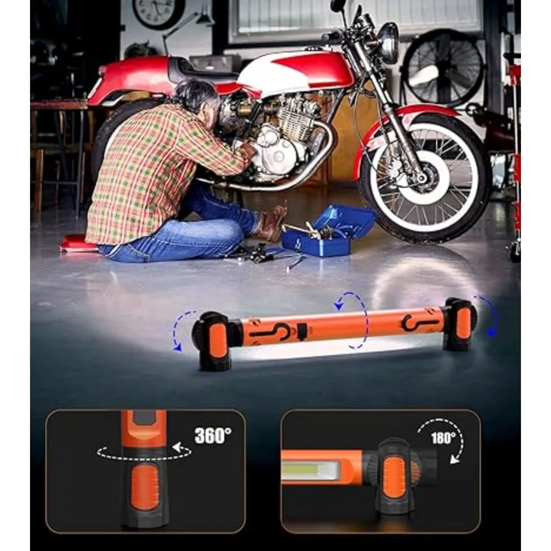 Lámpara de trabajo LED magnética – 10W – Recargable - imagen 10