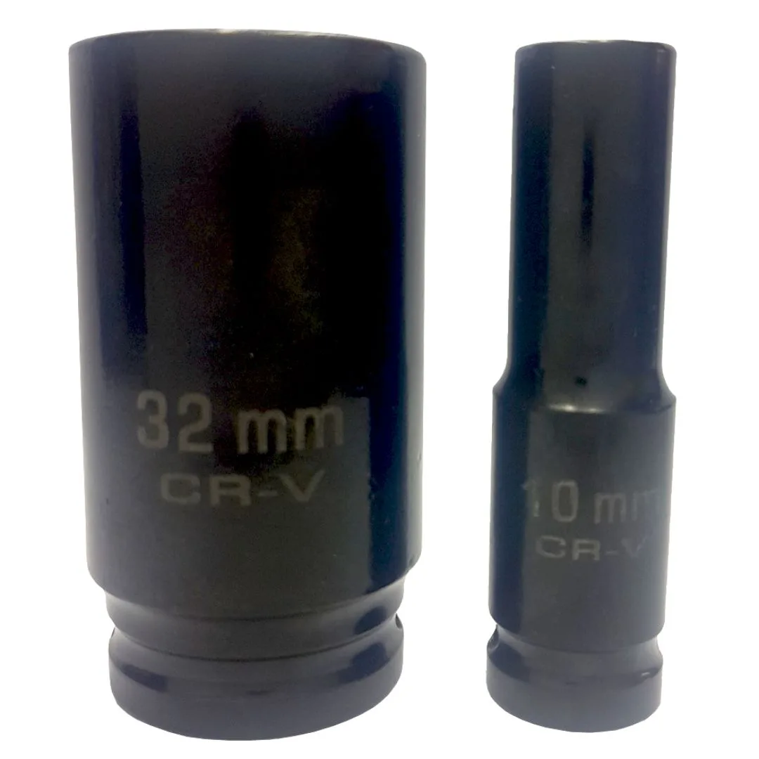 Tubos impacto largos 1/2″ – 10 a 32 mm. – 13 pcs. - imagen 2