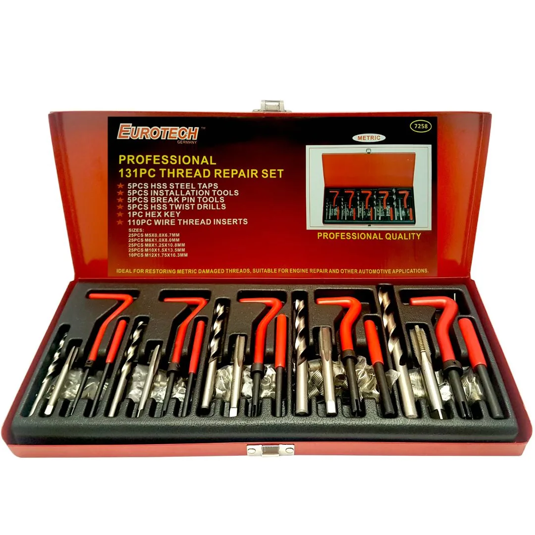 Insertos de rosca- Kit 131 piezas