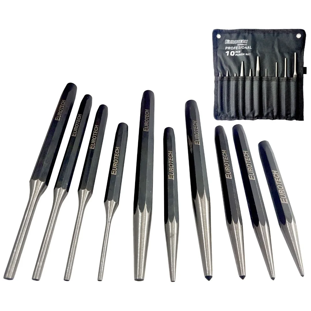 Punzones y cinceles – 10 pcs.