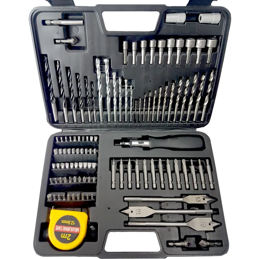 Juego Mechas Puntas Taladro Atornillador – 110 Pcs.