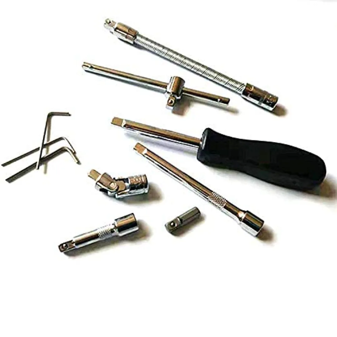 Puntas y tubos allen (hex) 1/4″ y accesorios – 46 pcs. - imagen 9