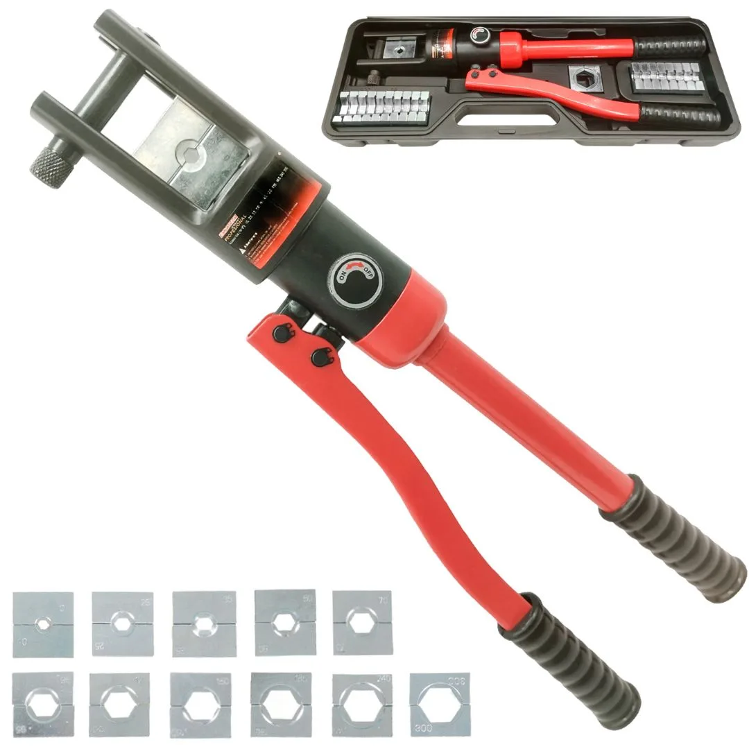Pinza hidráulica hexagonal para terminales – Grande