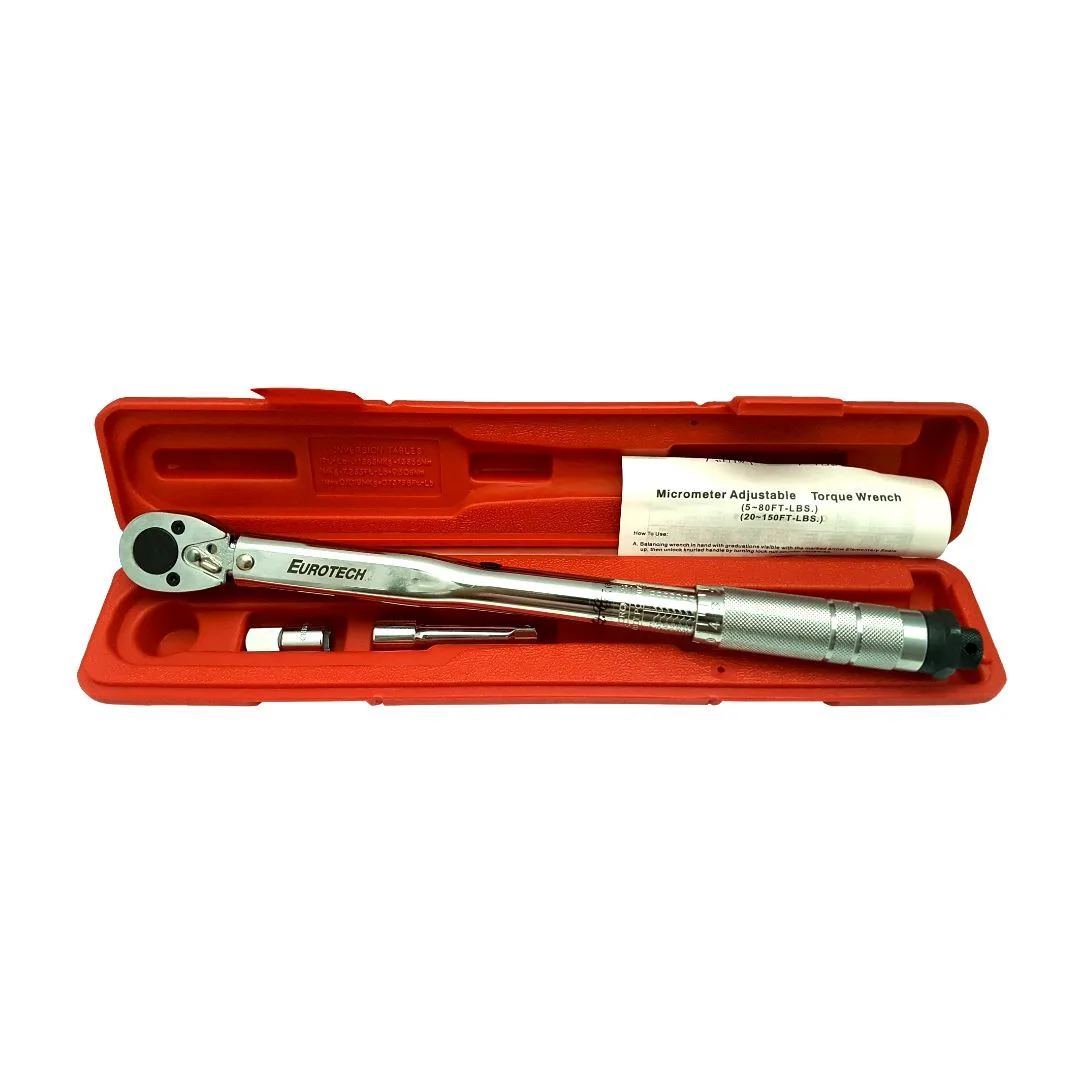 Torquímetro de zafe con accesorios – 3/8″