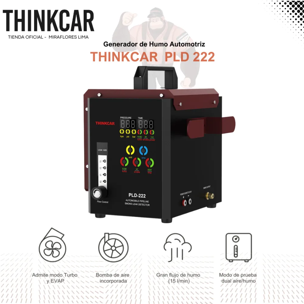 THINKCAR PLD222 DETECTOR DE HUMO - JDM Inyeccion